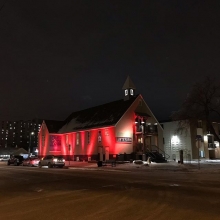 Today is National Day of Remembrance and Action on Violence Against Women in honour of the lives taken during the École Polytechnique massacre 29 years ago. Tonight the Artesian is lit red to draw attention to the need for action on violence against wome